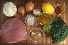 Curry de pavo y brócoli - ingredientes